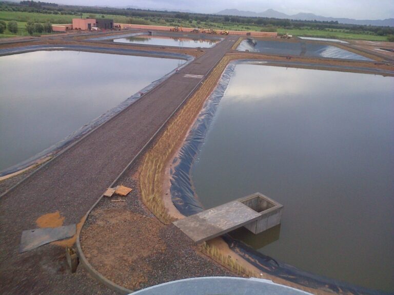 Balsas anaerobias 150.000he EDAR Kelâa des Sraghna - ONEE MAROC - Marruecos