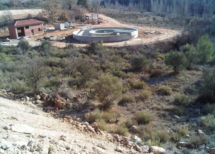 Tratamiento biológico EDAR Trillo - Aguas C. la Mancha - Guadalajara