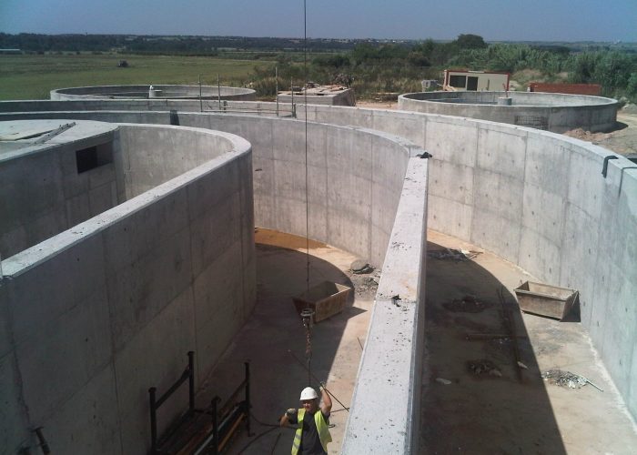 Estructuras EDAR Cebolla - Aguas de Castilla la Mancha - Toledo