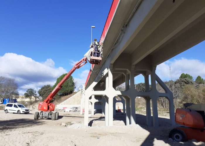 Puente sobre río Perales en Aldea del Fresno - CAM Tptes - Madrid