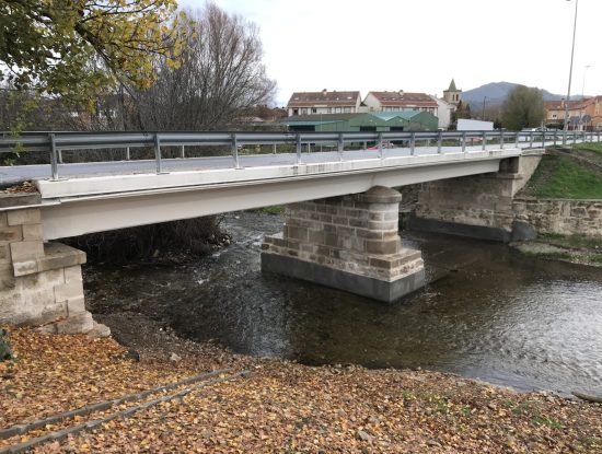 Recalce pilas y estribos Puente de Guadalix - CAM Tptes - Madrid