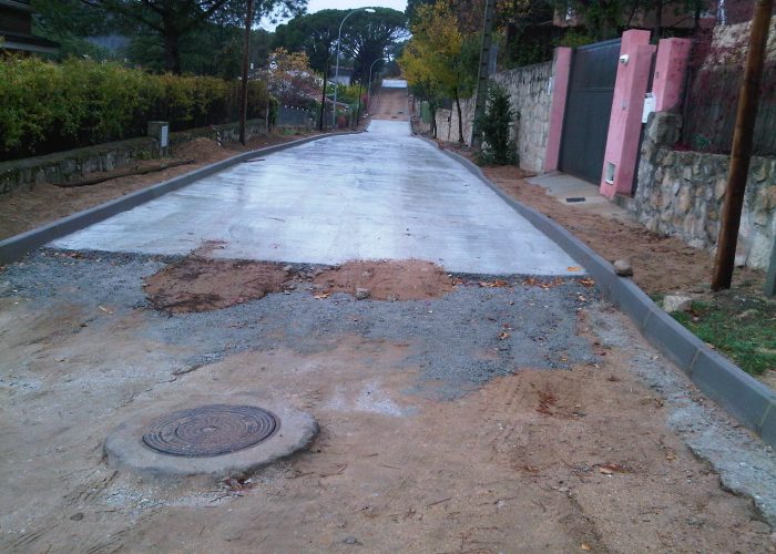 Red de saneamiento y pavimentación en Valdemaqueda - ARPEGIO - Madrid