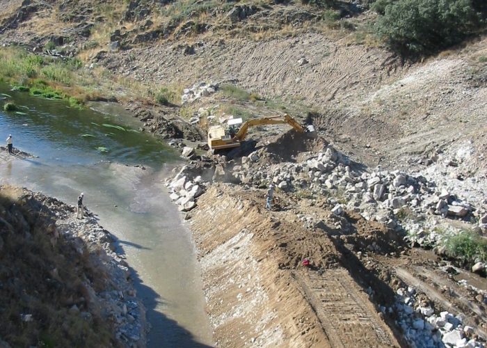 Restablecimiento cauce río ADAJA - Aguas del Duero - Ávila