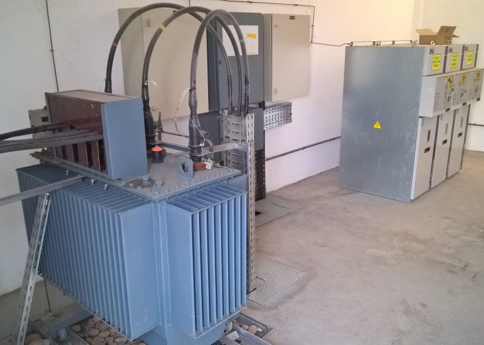 Transformador de potencia 400KVA MT-BT y condensadores EDAR Kelâa des Sraghna - ONEE MAROC